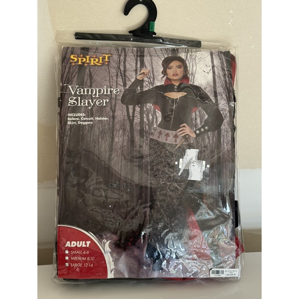 Spirit Halloween Women's Vampire Slayer Size L Costume